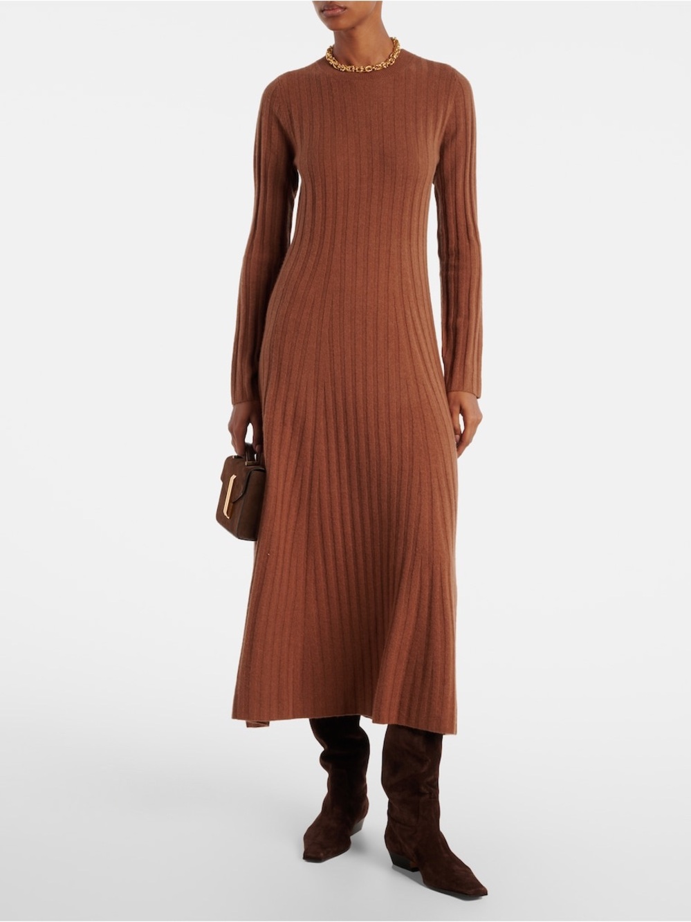 Altuzarra Gia ribbed-knit wool and cashmere maxi dress